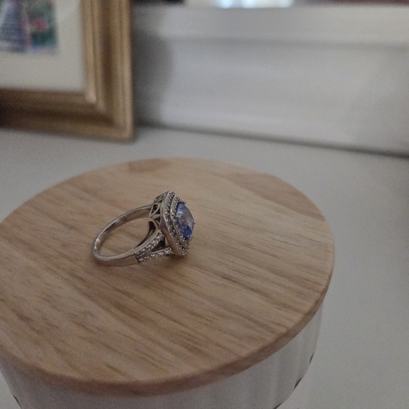 Bright Blue Stone Ring